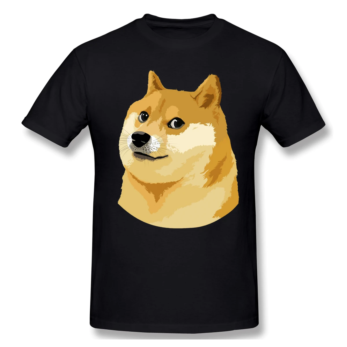 

Мужская одежда Dogecoin, модная футболка Doge с коротким рукавом