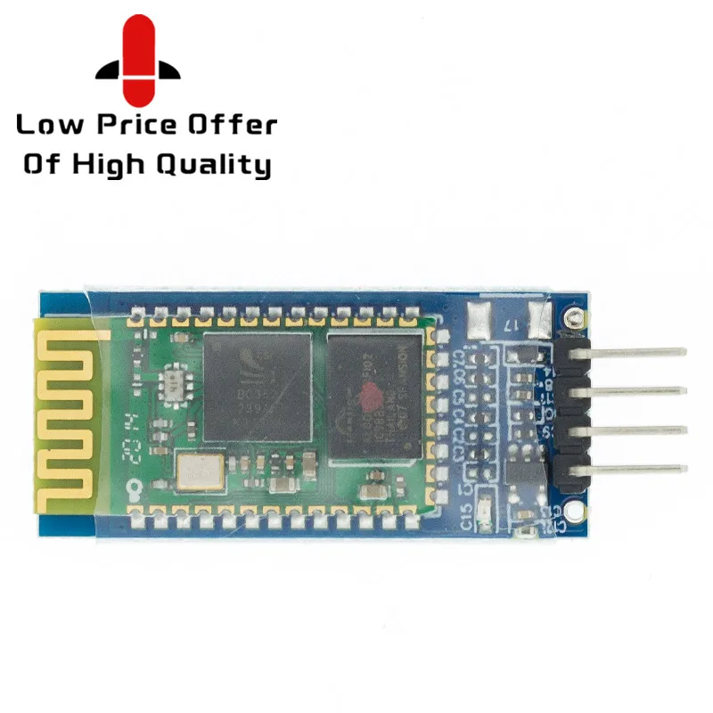 10PCS SM HC05 HC-05 HC06 HC-06 JY-MCU anti-reverse integrated Bluetooth serial pass-through moduleHC-05 master-slave 6pin - купить по