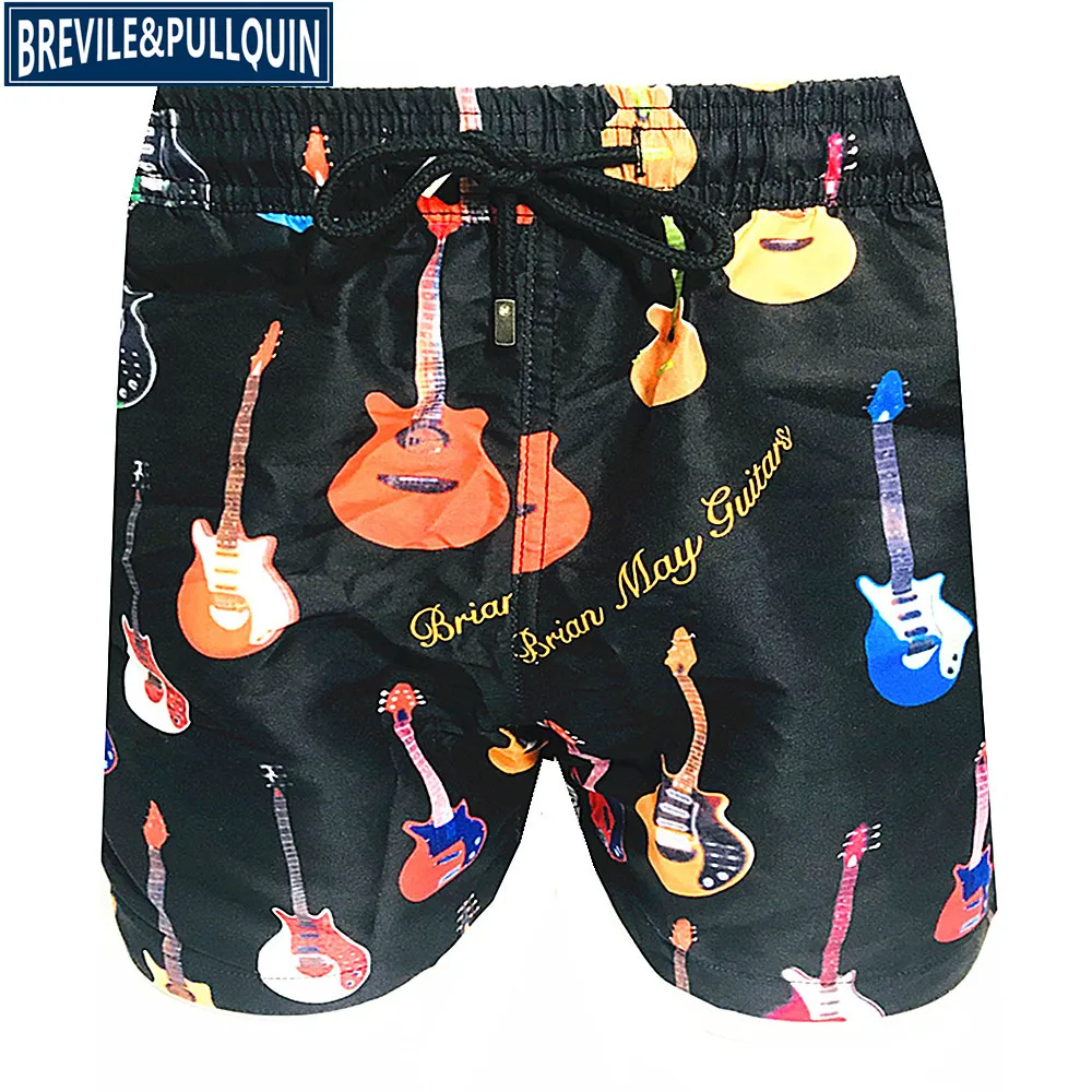 X Brand Fashion Brevile pullquin Beach Board Shorts Men Turtles Swimwear Bermuda Quick Dry Adults Swimtrunks M L XL XXL - Цвет: X