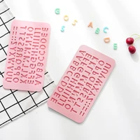 capital letters fondant silicone mold craft chocolate baking mould cake decorating diy cake baking mould kitchen pastry tool