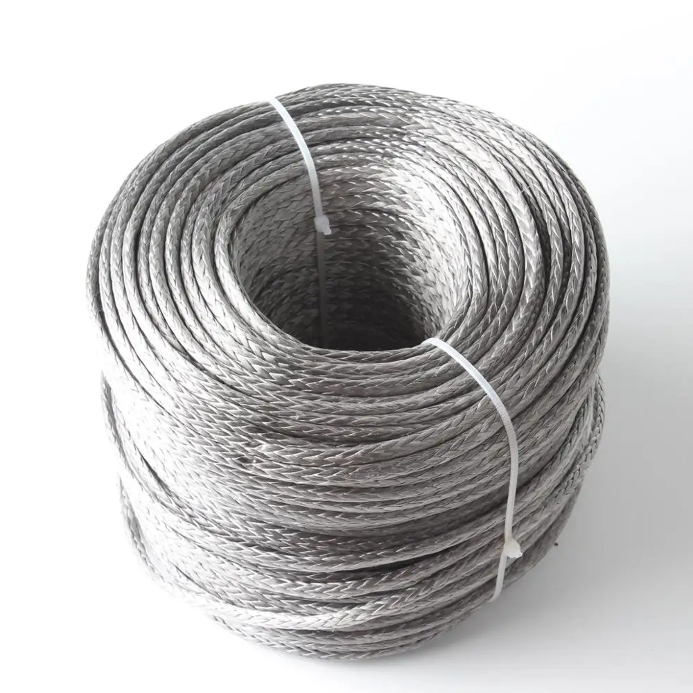 Плетеная лебедка Jeely 12 переплетений 3 мм 2000 фунтов 10 м|winch rope|uhmwpe roperope winch |