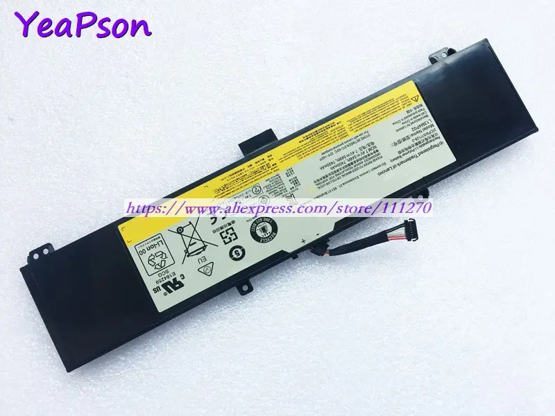 Yeapson 7 4 V 7400 мАч натуральная L13M4P02 L13N4P01 ноутбук аккумулятор для Lenovo IdeaPad Y50 70 Y70 серии