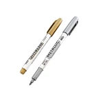 1 шт. Золотой Серебряный цвет металлический маркер для DIY альбома Скрапбукинг искусства маркер для рисования офисные школьные принадлежности канцелярские принадлежности