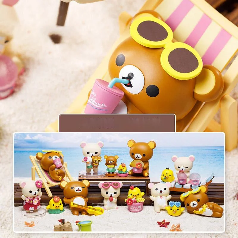 

Rilakkuma Holiday Time Series Blind Box A Full Set of Cute Girl Heart Doll Decoration Gift