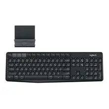 Logitech K375S  Keyboard 104 Keys 2.4GHz USB Wireless Dual Mode Keyboard for Laptop Notebook PC with Universal Stand