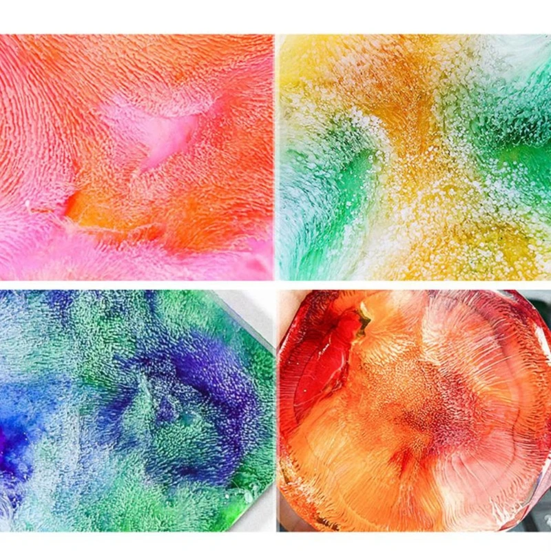 

18 Colors Crafts Epoxy Resin Diffusion Pigment Alcohol Ink Liquid Colorant Dye