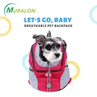 Pet Dog Carrier Bag Carrier For Dogs Backpack Out Double Shoulder Portable Travel Backpack Outdoor Pet Dog Carrier Bag Mesh