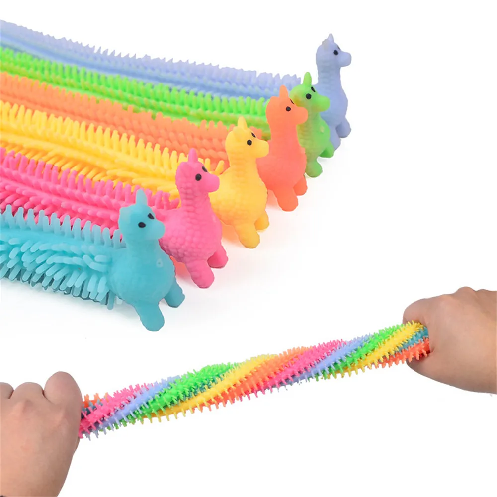 3PCS Worm Noodle Stretch String Rope Autism Vent Squeeze Toys Anti Stress Kids Adult Relief Toy Random Color | Игрушки и хобби
