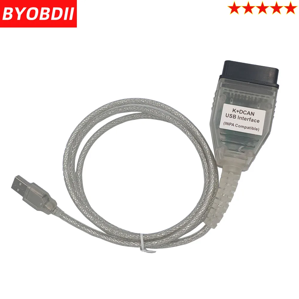 Best Quality Full Chip For BMW INPA K DCAN K+CAN FTDI USB Diagnostic Interface Compatible Series |