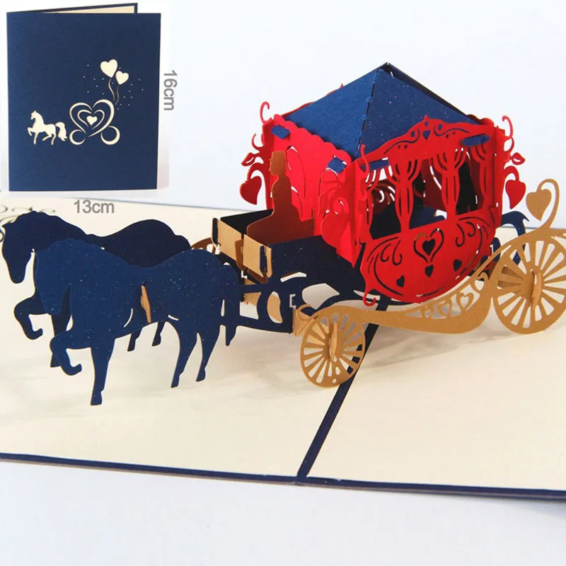 Лидер продаж новинка открытка с 3D эффектом праздничный день рождения День