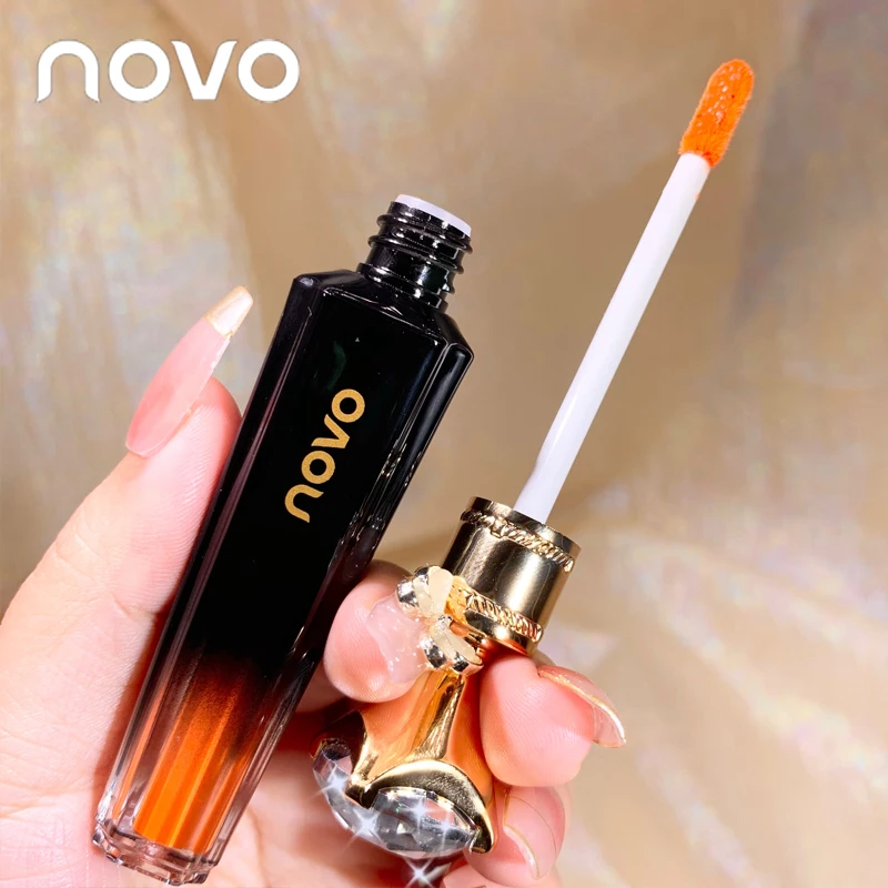 

Sparkling Black Diamond Velvet Lip Glaze Waterproof Matte Lip gloss Long Lasting Silky touch Moisturizing Pigmented Lip Makeup