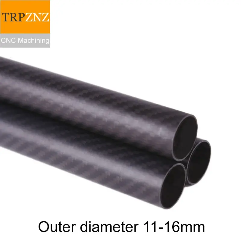 Outer diameter 11mm-16mm ,High-strength precision 3K carbon fiber tube, Complete specifications,Ensure pure carbon,HM material