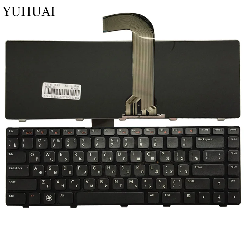 Русская клавиатура для DELL INSPIRON 14R N4110 M4110 N4050 M4040 N5050 M5050 M5040 N5040 X501LX502L P17S P18 N4120 M4120 L502X |
