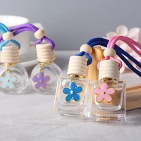 new air freshener car perfume clip fragrance empty glass bottle for essential oils diffuser vent outlet ornament car styling