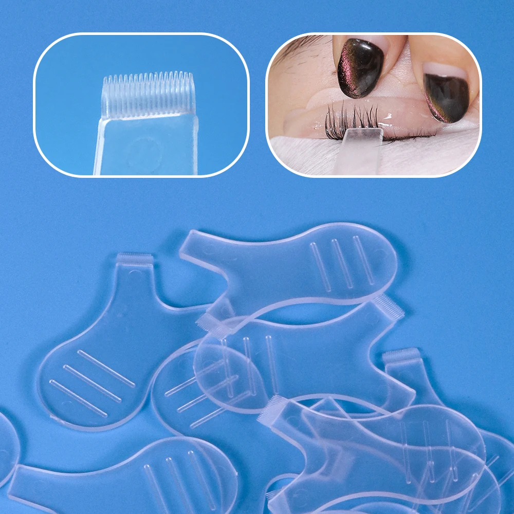 3 Pairs Silicone Eyelash Perm Pad Recycling Lashes Rods Shield Lifting 3D Curler Accessories Applicator Tools |