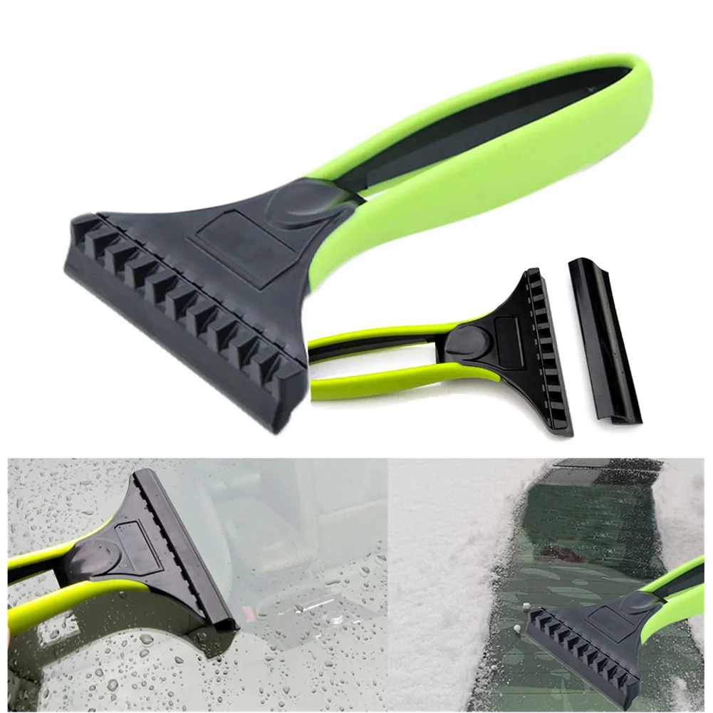 2-in-1 Car Ice Scraper PVC Snow Remover Winter De-icing Tool | Автомобили и мотоциклы