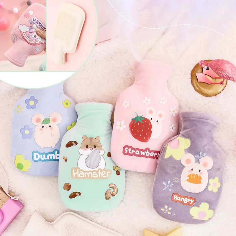 Мультяшные бутылки для горячей воды мини-бутылка зимняя обязательная