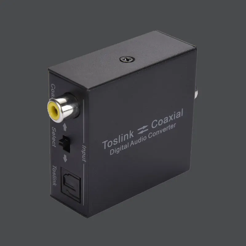 Двунаправленный 2 способ оптический SPDIF Toslink для коаксиального или коаксиальный