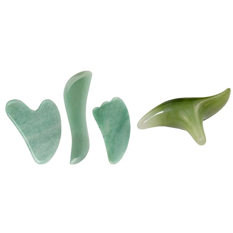 

2 шт. аксессуары для массажа: 1 тарелка из смолы и 1 массажная палочка натурального зеленого цвета