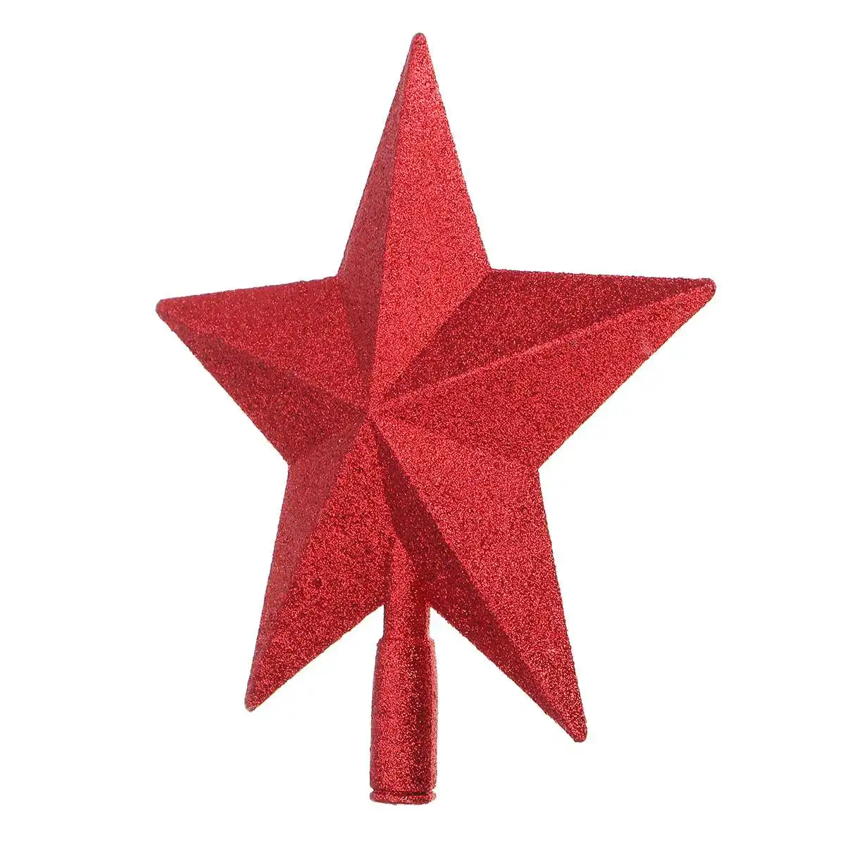 

20/25cm Christmas Tree Top Sparkle Star Glittering Hanging Christmas Tree Topper Decoration Ornaments Home Decor