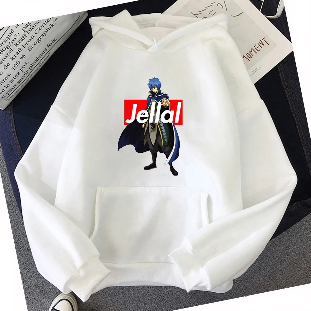 

New 2021 Japanese fashion animation Fairy Tail Cartoon print women's loose Hoodie Street casual couple Harajuku Sweatshirt Tops