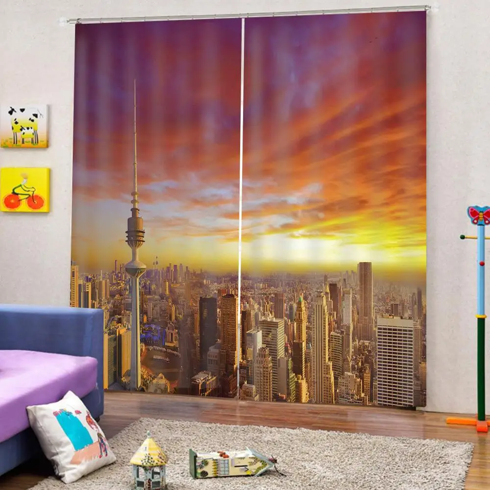 Шторы для спальни драпировка декор гостиной 2 панели занавески на окна шторы ночи