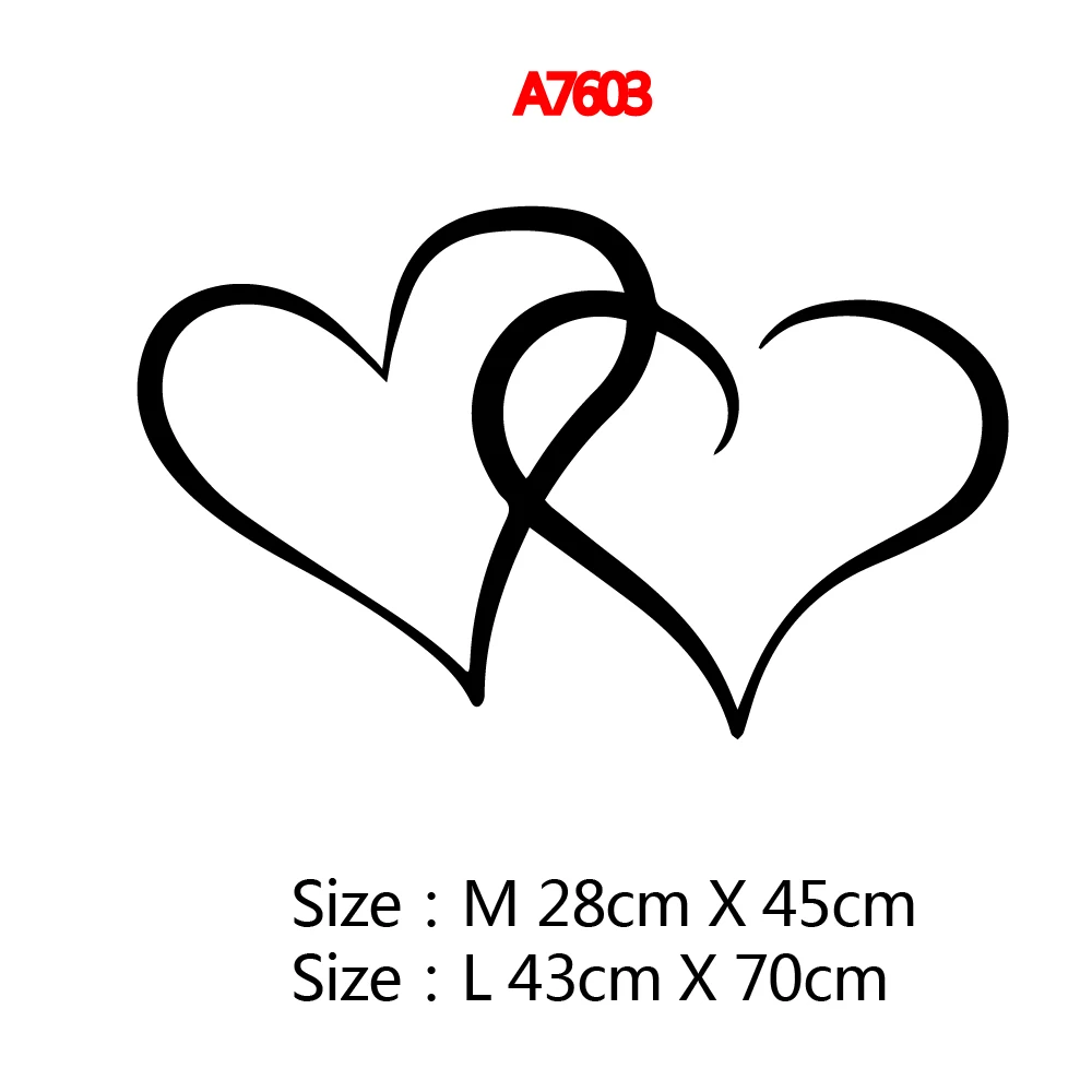 Модные наклейки в виде сердца водонепроницаемые виниловые обои домашний декор