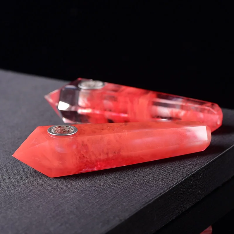 Натуральный красивый аметист флюорит Лазурит кристалл кварцевая труба для