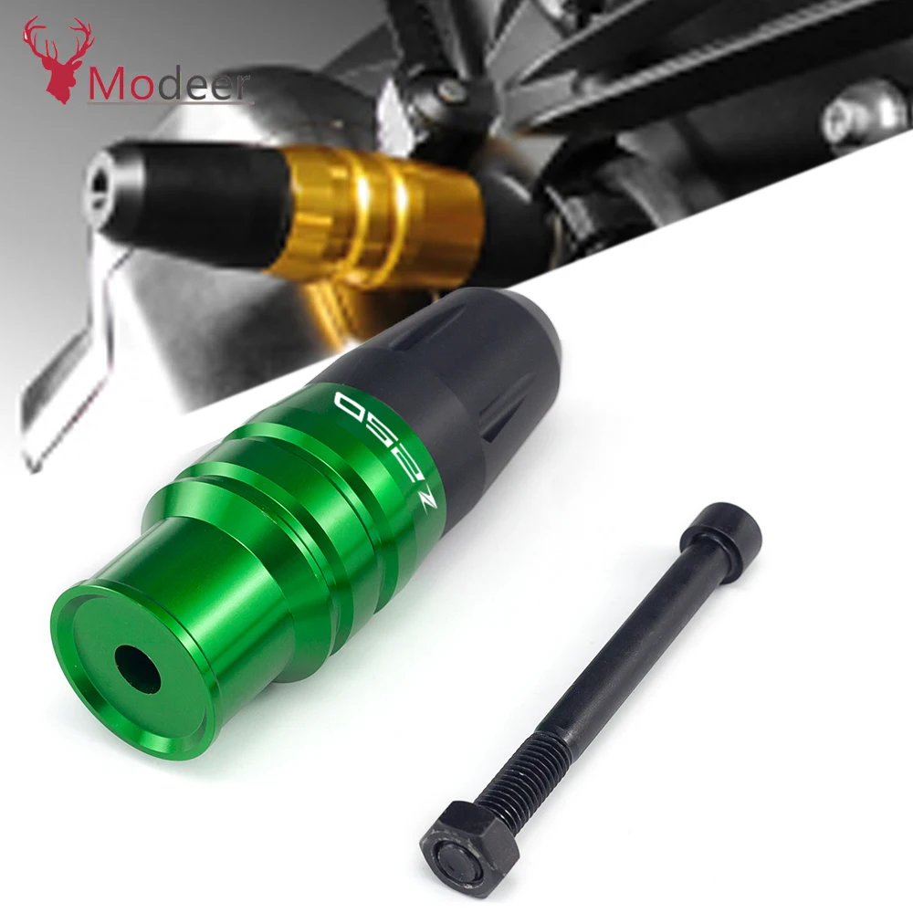 Новый CNC алюминиевый мотоцикл выхлопной слайдер Краш протектор для Kawasaki Z300 Z250 Z250SL