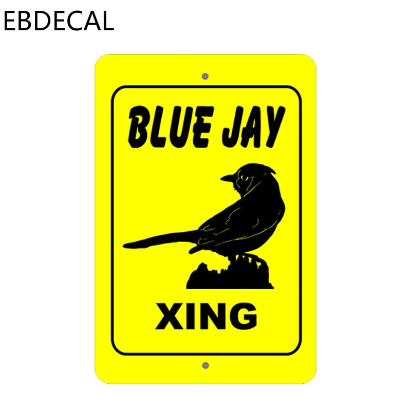 Ebdeckle Blue Jay Crossing внимание Ферма для Авто/бампер/окно/настенные наклейки DIY Декор