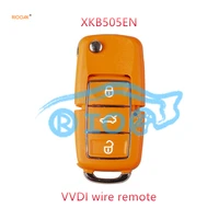 riooak 10pcslot xhorse xkb505en wired remote for volkswagen b5 special remote key 3 buttons for vvdi2 vvdi mini key tool