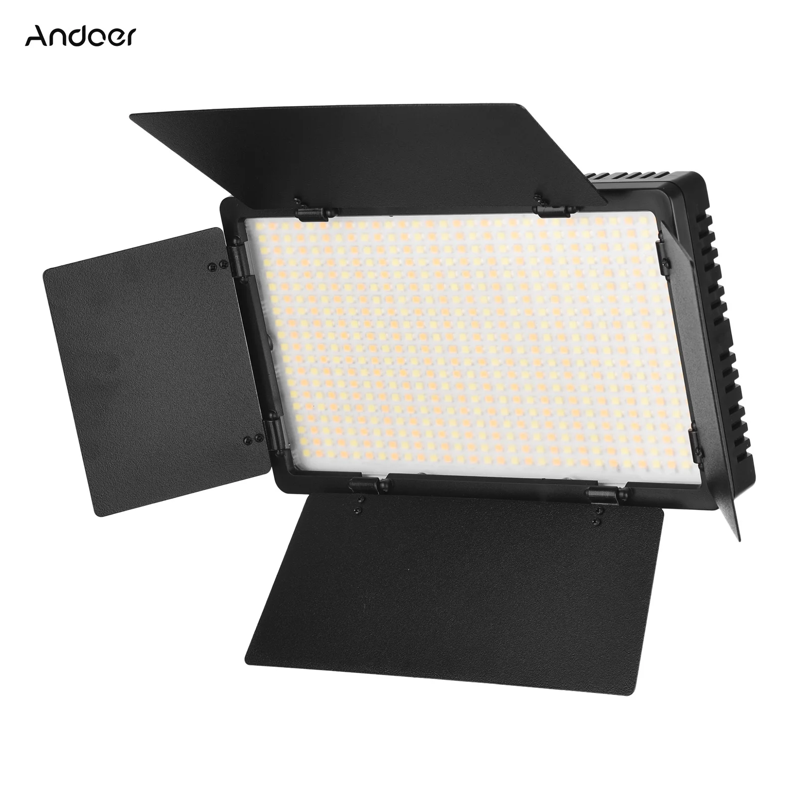 

Andoer LED-600 LED Video Light Professional Photography Light Panel 600PCS Bright Light Beads Adjustable Bi-Color 3200-5600K
