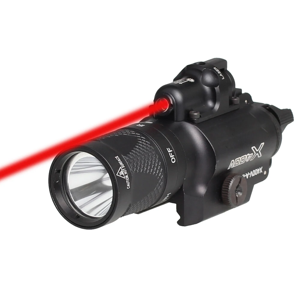 Спина Оптика Тактический X400V ИК Ночное видение оружие светильник