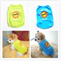 dropshipping center wholesale dog products summer clothes for small dogs puppy summer clothes vest clothing for cats chihuahua