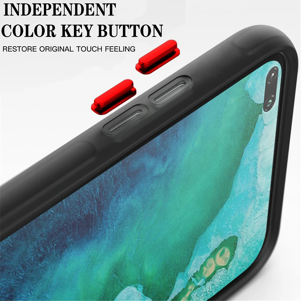 

Heat Dissipation Breathable Phone Case For Samsung S20 Plus S20 Ultra A51 A71 A31 A50 A21S A70 Soft Solid Color Cover