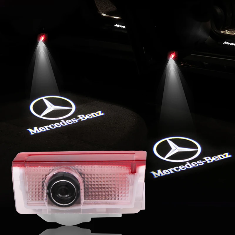 2 шт. автомобильный Добро пожаловать светильник двери автомобиля для Mercedes Benz W205
