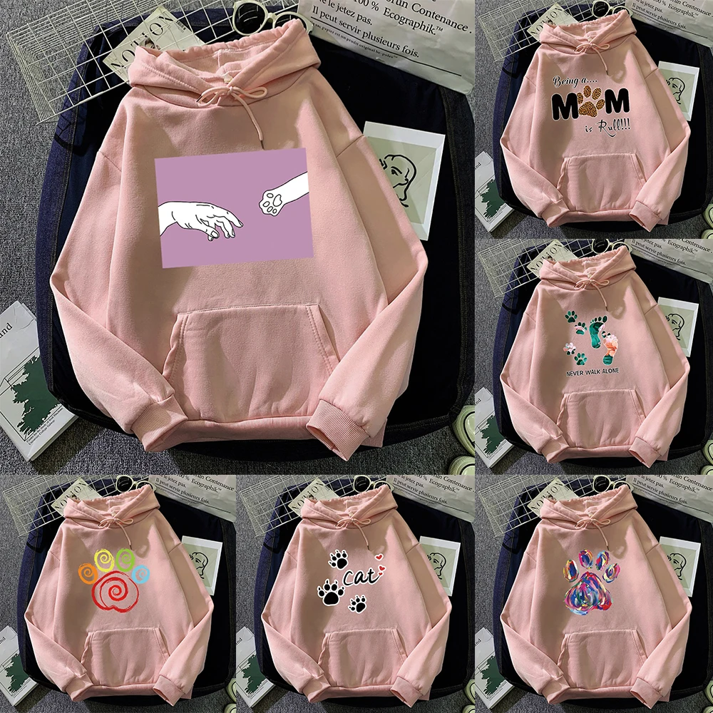 

Hoodies Autumn Casual Drawstring Sweatshirts Loose Long-sleeved Hooded Fashion Couples Matching Tops Pocket Clothes Streetwear