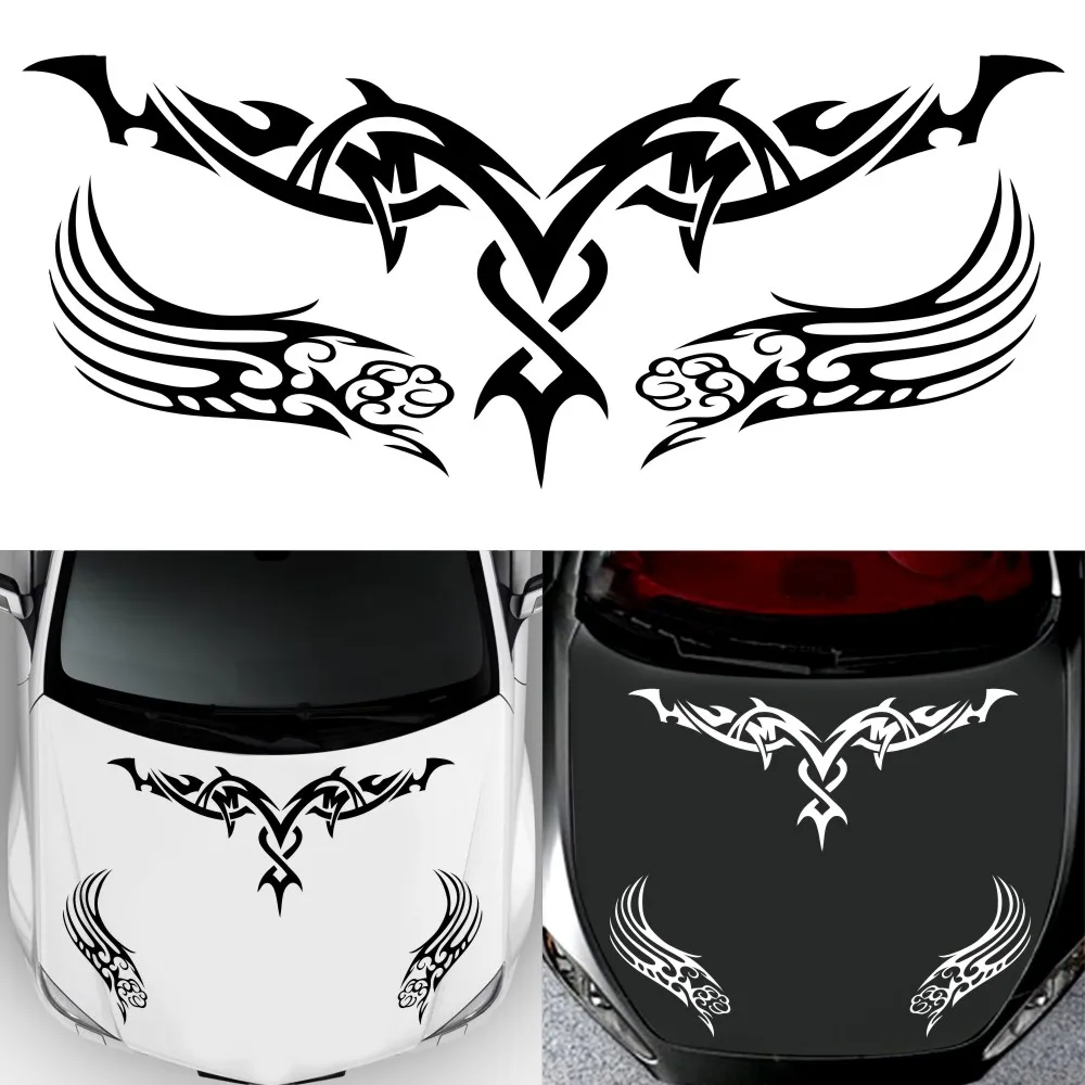 Модный комплект из 3 предметов пожарной тотемы украшения наклейки для