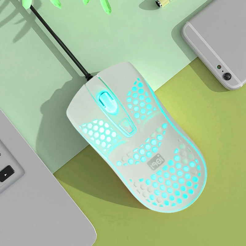 Игровая мышь Q2 USB Проводная светящаяся игровая с полым отверстием для компьютера