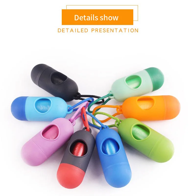 20 шт./рулон биоразлагаемые ранцы для уборки домашних животных|Совки и мешочки