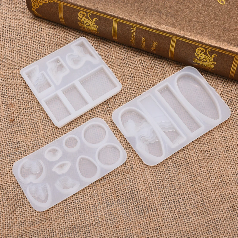 

Coastline Beach Shape Pendant Mold Resin Silicone Epoxy Mold DIY Craft Jewelry Making 4 Styles