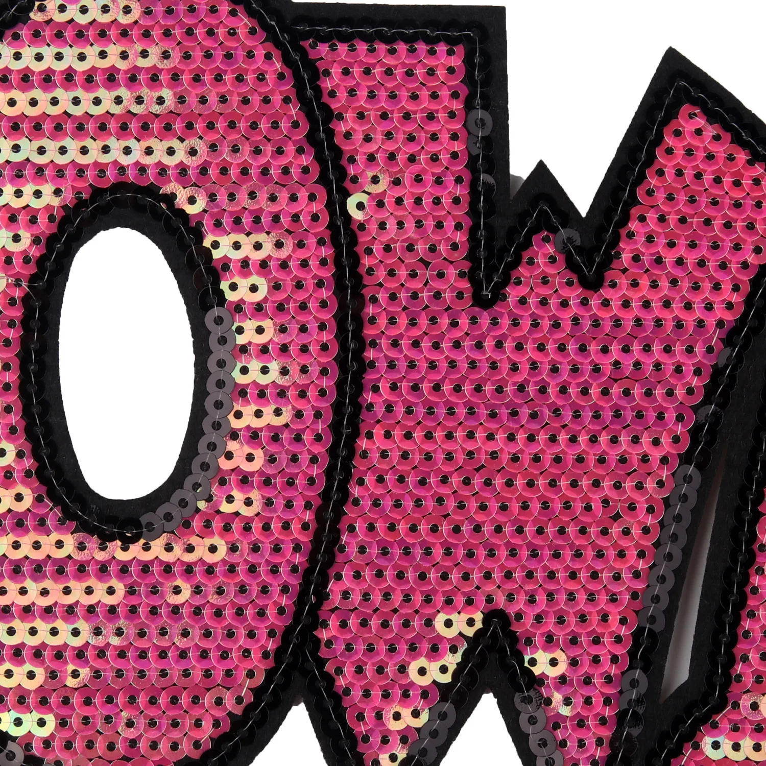 

embroidery sequined letters patches for jackets,letter badges sequin appliques patch JW-242