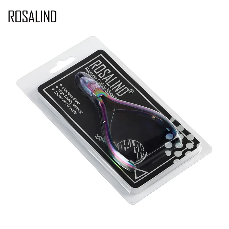 ROSALIND 1 шт. ножницы для кутикулы клипер профессиональные ножницы из нержавеющей стали для ногтей Маникюрный Инструмент отшелушивающие машинки для ногтей