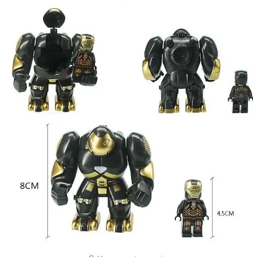 4 шт./лот Mr298 DC Marvel es с халкбастером модель строительные блоки обучающая игрушка