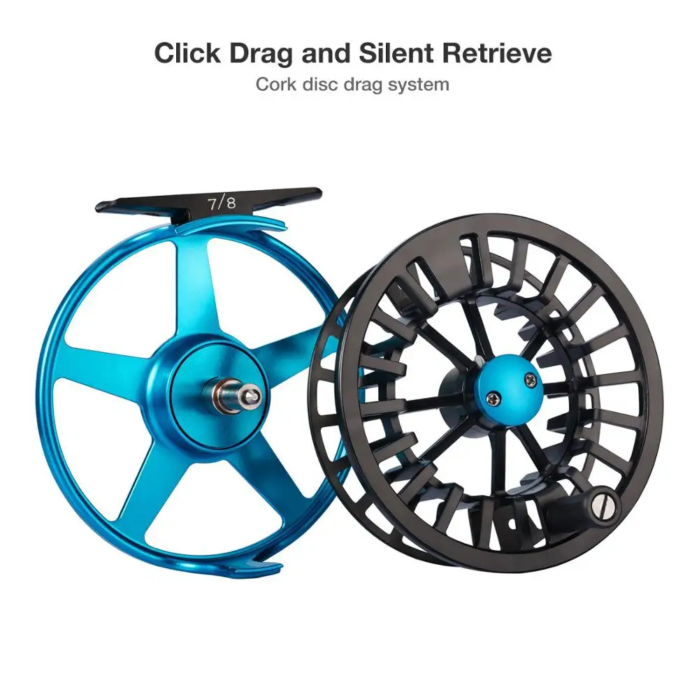 Катушка для ловли нахлыстом Piscifun AOKA алюминиевая нахлыстовая катушка 3/4 5/6 7/8WT с