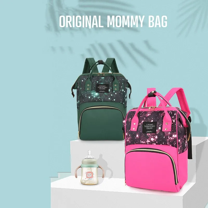 Рюкзак для кормящих мам большая емкость бутылочка кормления Wetbag детские