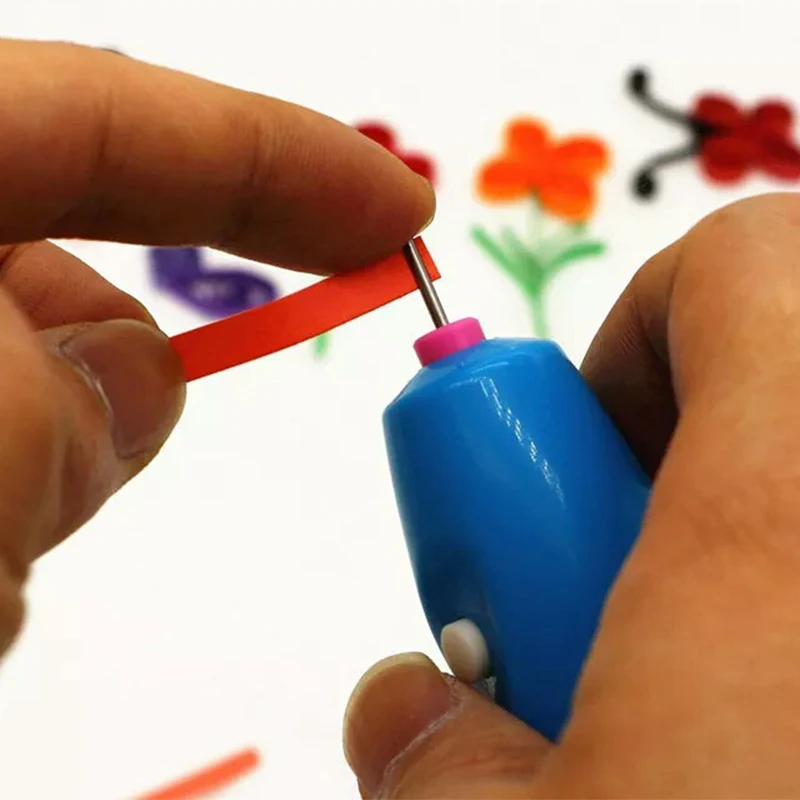 Электрический набор инструментов для квиллинга бумаги стальная ручка завивки