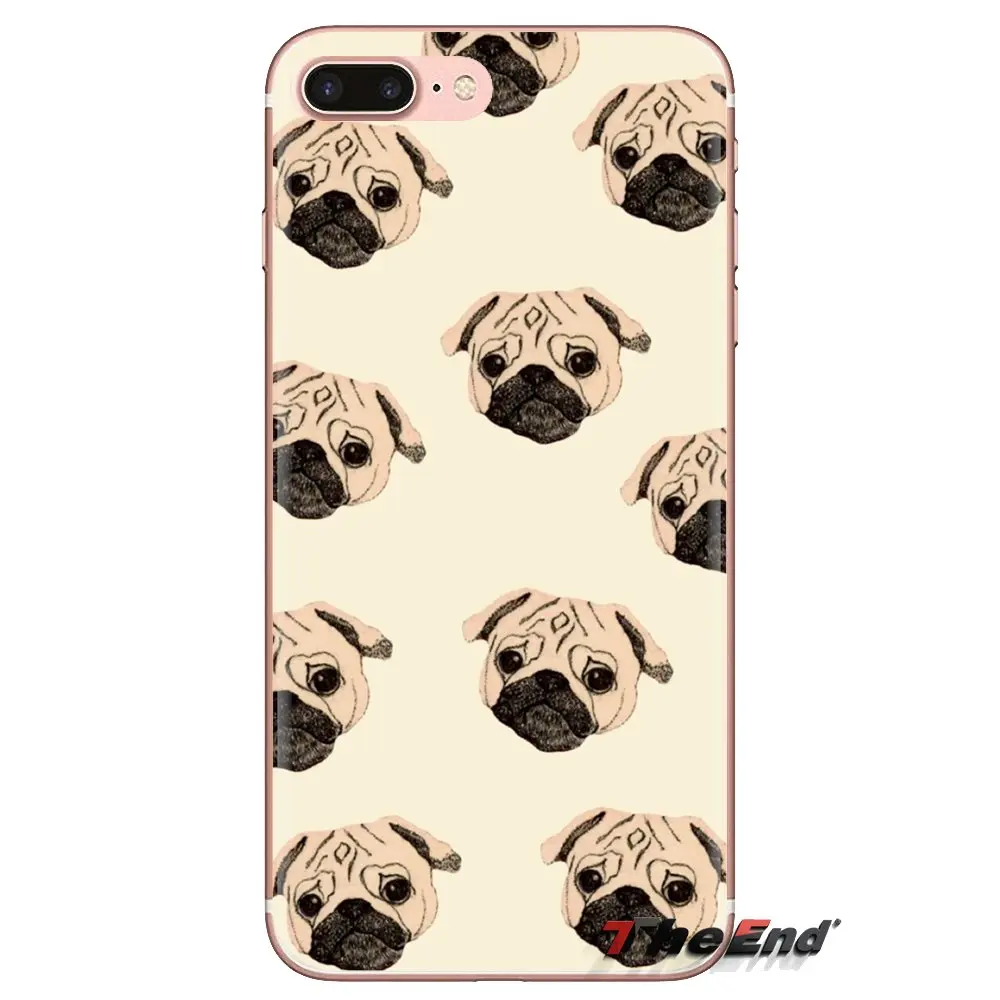 Прозрачный чехол из ТПУ с изображением милых домашних животных Рождественский