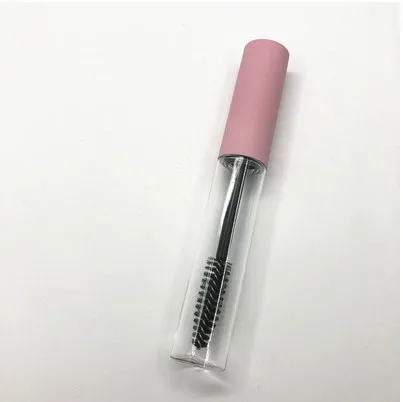 Pink cap 10 мл пустой тюбик для туши прозрачные флаконы для туши RevitaLash бутылка матовый белый, розовая Крышка Косметическая Упаковка Контейнер - Цвет: Pink cap