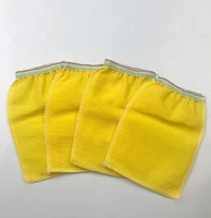 500pcs disposable single sided bath towel back scrubbing glove exfoliating bath gloves tan removal mitt wb2599